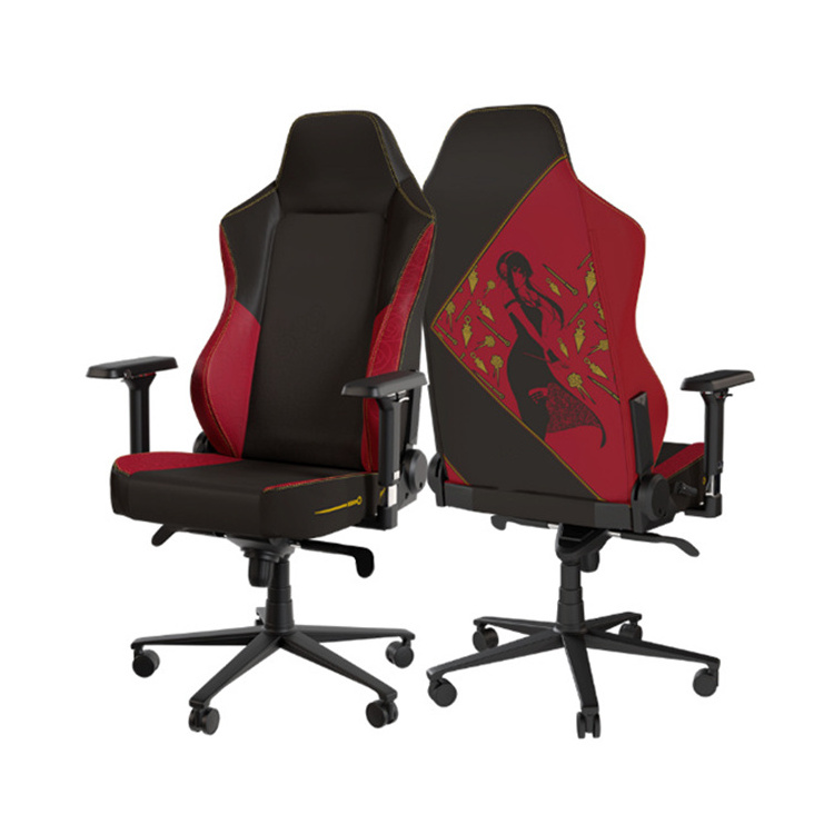 Custom Chaise De Gamer Metal Frame Height Adjustable Xl Magnetic Headrest Ergonomic Gaming Chair with Build in Lumbar Support