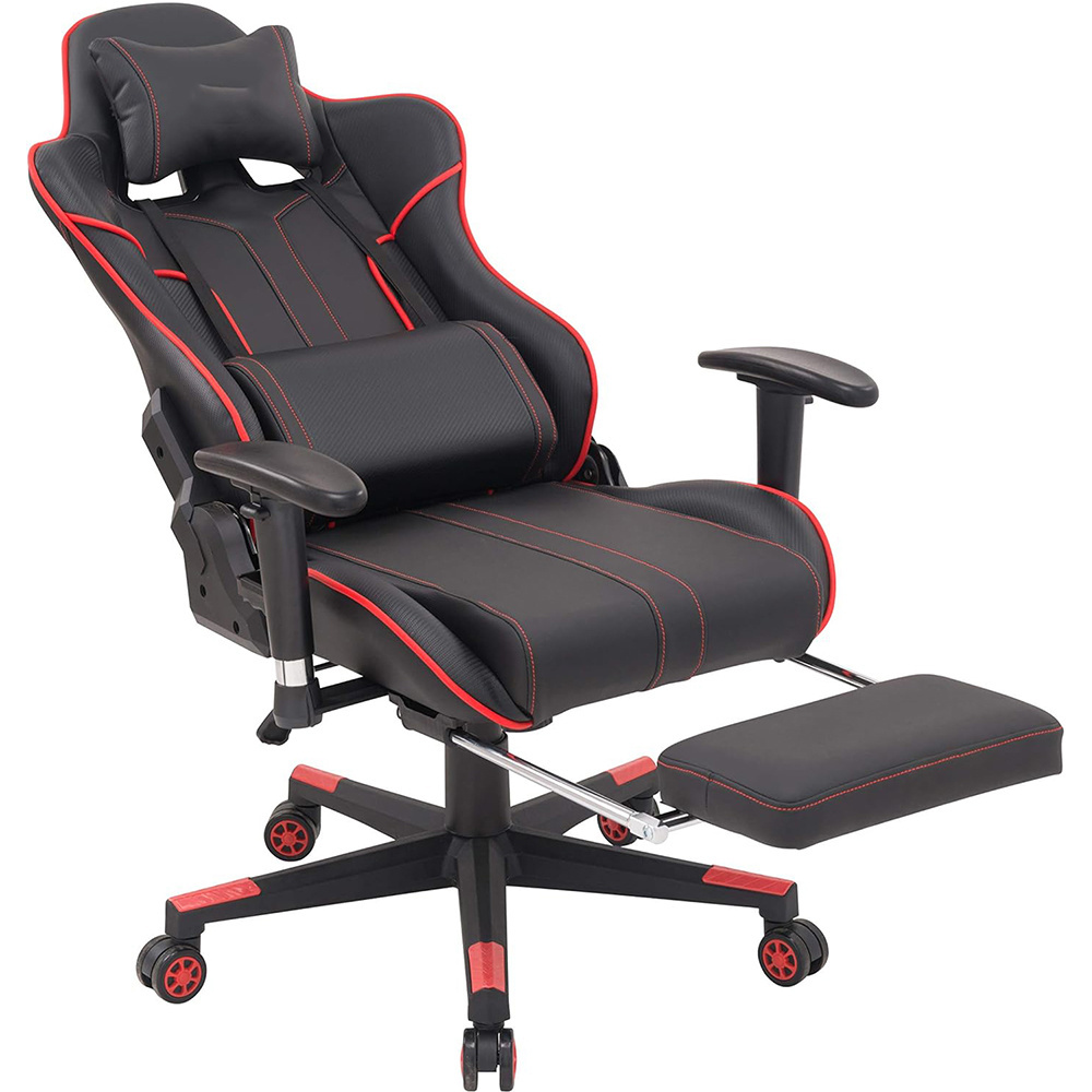 cool china manufacture cadeira para jogos soft PU leather red computer chair Best Executive gaming chair with fotrest