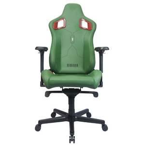 Osiris Silla Gaming Green Genuine Leather Gaming Chair Big Tall Computer Home Office Reclining Gaming Chairs Big Tall Large Size