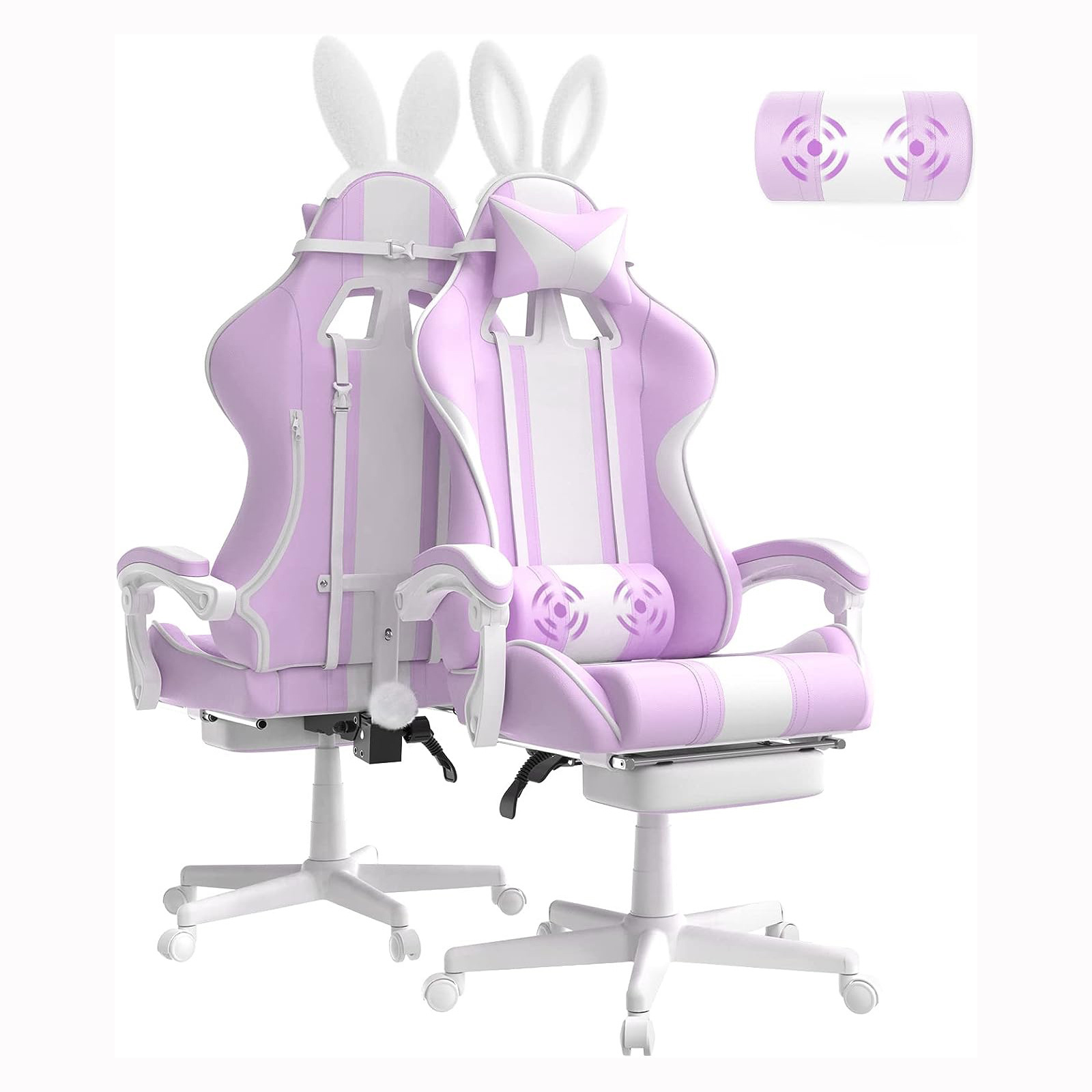 Low Price Brazil Best Big Tall Pink Music Video Chair Game Sillas Cadeira Gamer Massage Gaming Chair with Lights and Speakers