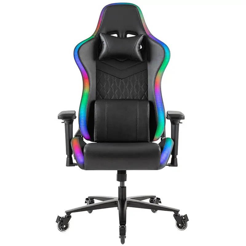 Custom Logo Italy Luxury High Back Ergonomic Rotating Big Tall Racing Computer Pc Office Game LED Rgb Gaming Chair with Wheels