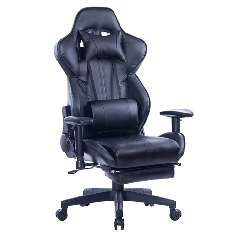 Customizable Pc Computer Racing Games Chair Ergonomic Comfortable Leather Gaming Chair with Footrest