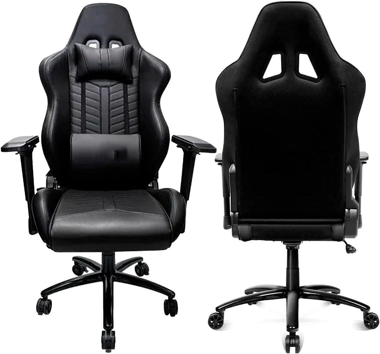 Luxury Extra Large Upholstered Leather Big Tall Black Adjustable Height Esports Chair Game Gamer Gaming Chair with 4d Arm Rest