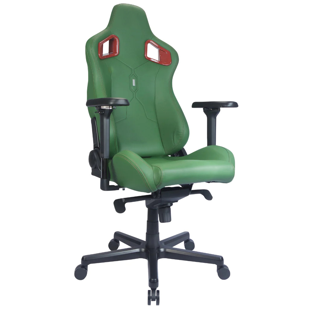 Osiris Silla Gaming Green Genuine Leather Gaming Chair Big Tall Computer Home Office Reclining Gaming Chairs Big Tall Large Size