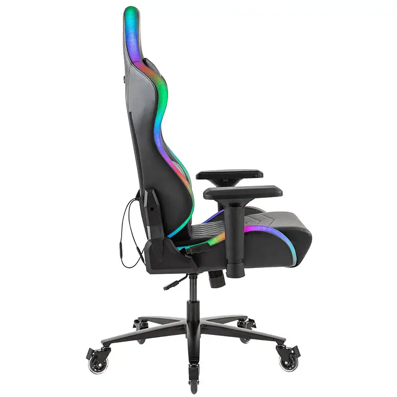 Custom Logo Italy Luxury High Back Ergonomic Rotating Big Tall Racing Computer Pc Office Game LED Rgb Gaming Chair with Wheels