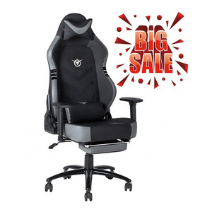 Big Sale Black Racing Style Pc Ergonomic Wingless Cushion Fotel Gamingowy Silla Professional Esports Gaming Chair with Footrest