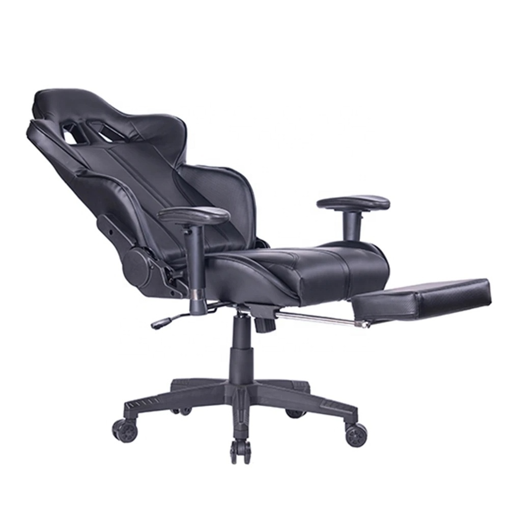 Customizable Pc Computer Racing Games Chair Ergonomic Comfortable Leather Gaming Chair with Footrest