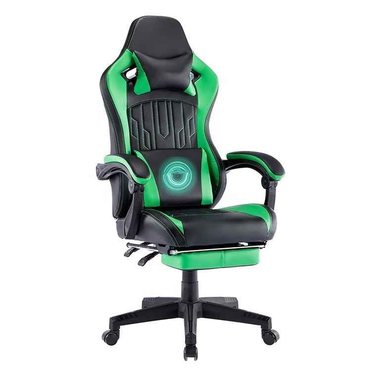 Game Chair Beige Black Task Chair Set Office Desk Table Pc Work Massage Gaming Computer Chairs with Footrest Racing Cators