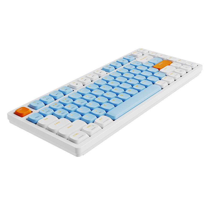 Ajazz AK832 Wired Keyboard 75% Compatible with Windows and Mac System Gateron Switch Low Profile Wireless Mechanical Keyboard