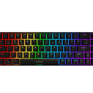 AJAZZ  K685T 68-Key  Wireless Wired Hot-swappable switch compatible with 3pin switch RGB lighting Mechanical Gaming Keyboard