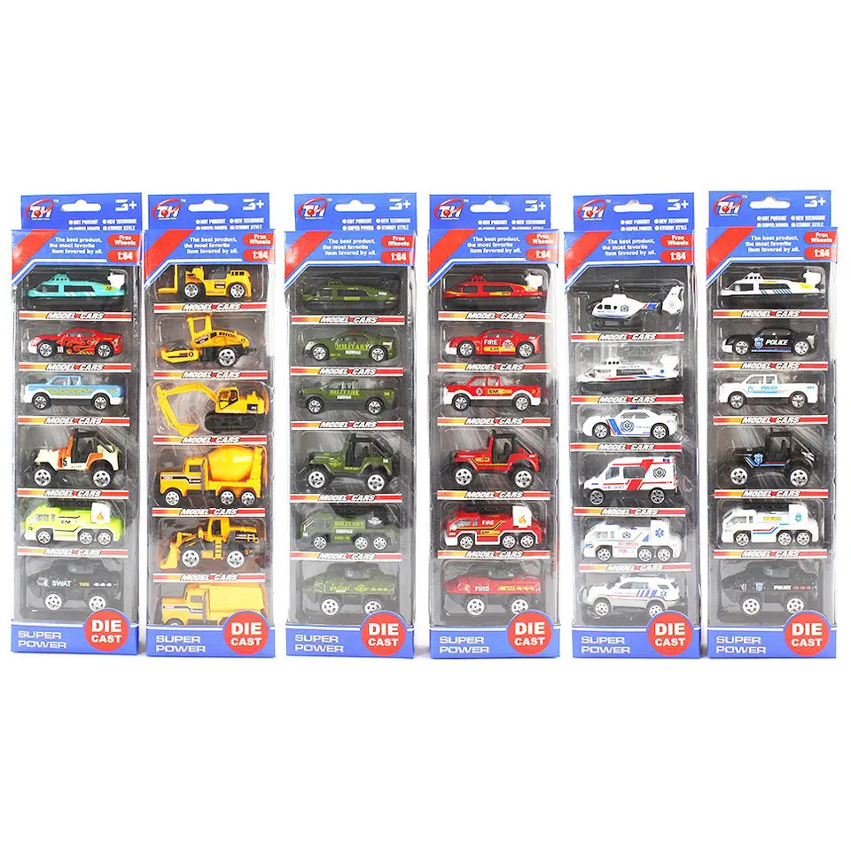 Collection High Quality Alloy Toy Sliding Metal Model Car 1:64 Diecast Car for Boys Toys