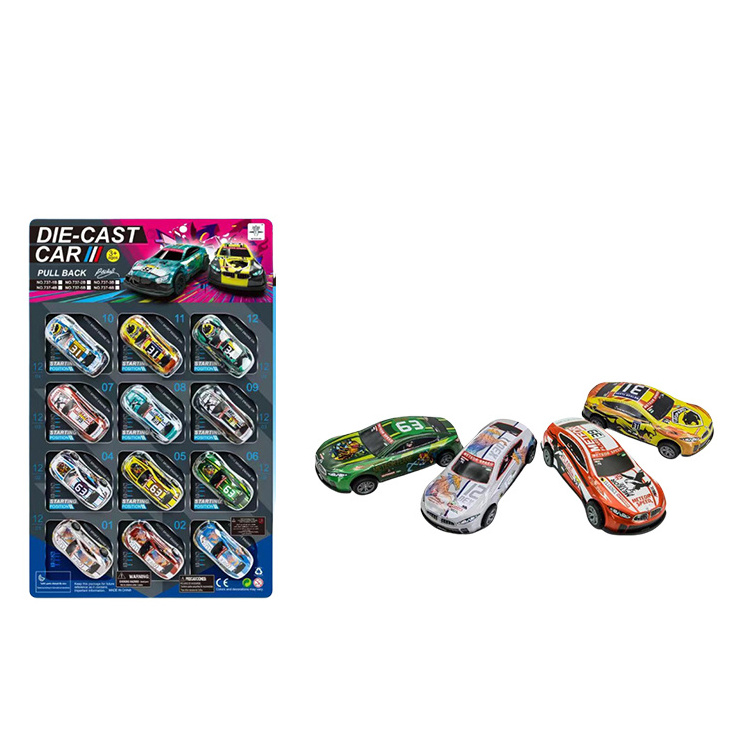 Cheapest Alloy Mini Diecast Car Toy Vehicles Play Game Model Hot Children Wheels Friction Toy Vehicle Car Set