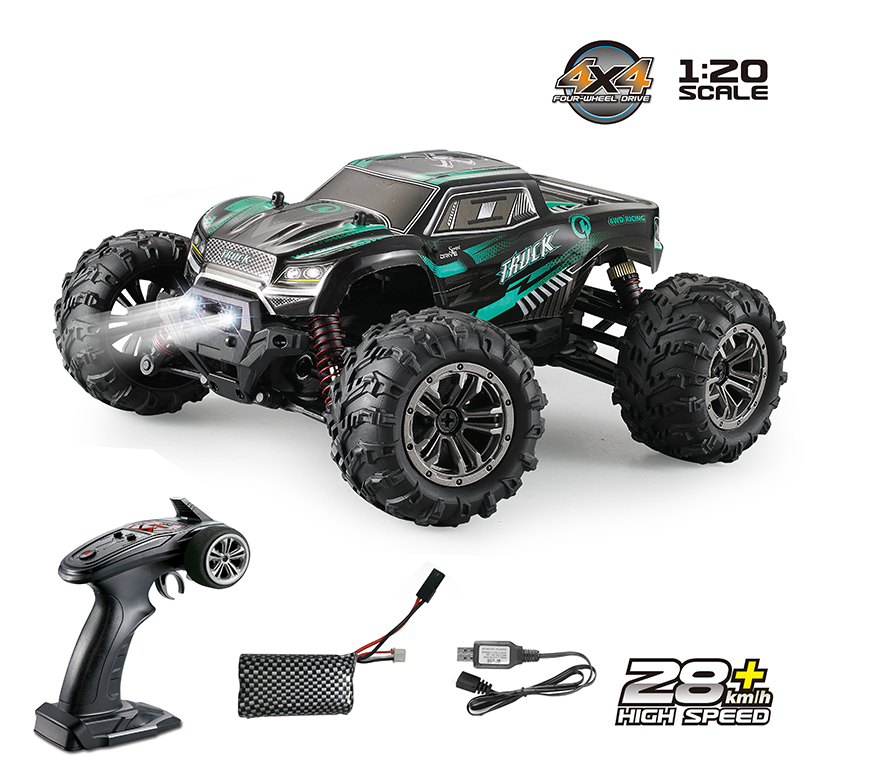 Truck racing car remote 2.4G 4WD 1/20 High-Performance Anti-Skid Tire High-Speed RC Car Toys