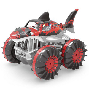 2.4g 360 Degrees Cool Stunt Rc Car Toys Remote Control Shark Amphibious Stunt Car,Amphibious Rc Shark Stunt Car