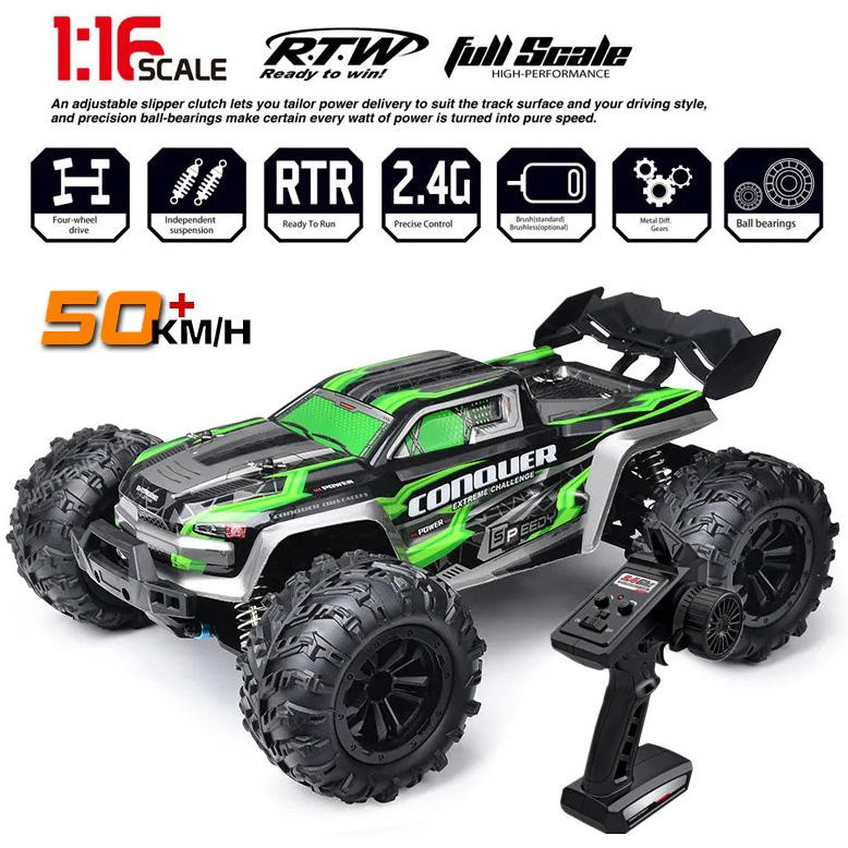 2.4G 4wd High Speed Drift Rc Racing Car Toys 1/16 High Speed Electric Four-Wheel Drive Vehicle Toy