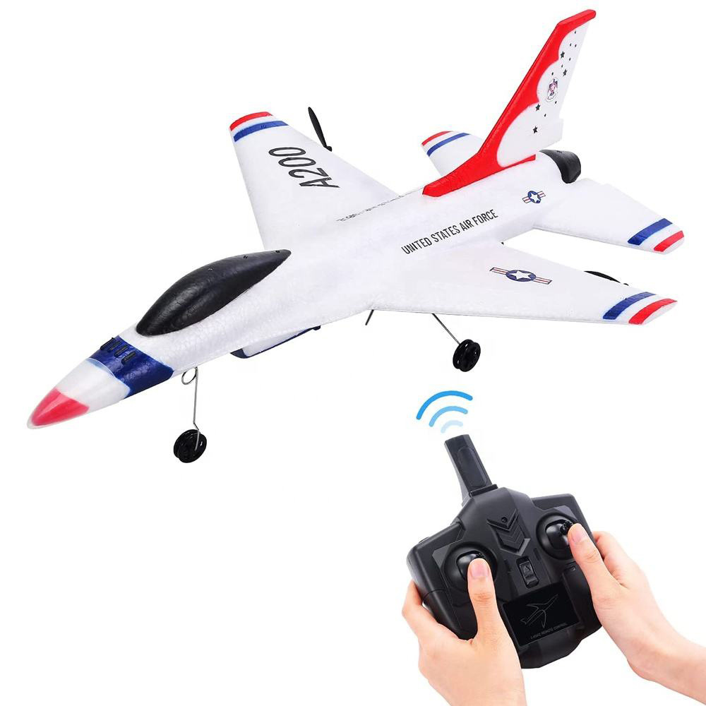 WLtoys XK A200 F-16B Airplane Radio Control RC Model Aircraft Fighter 2.4G 2CH EPP Foam RC Plane Electric Outdoor Fly For Kids