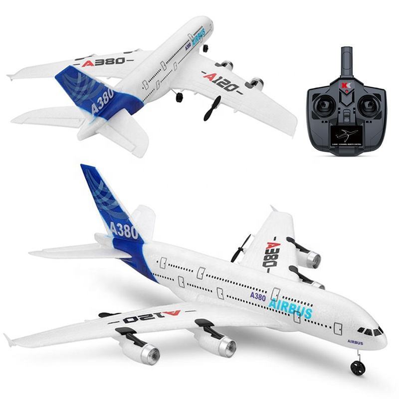 AIR FUN RC HOBBY Global Drone A120 2.4G EPO 3ch Rc Airplane Airbus A380