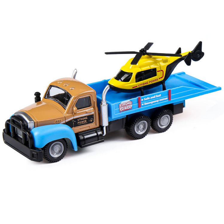 Hot Sale Boys 1/24 Scale Retro Diecast Cars Metal Toy Vehicle Mini Alloy Trailer Car Model Diecasts Vehicle