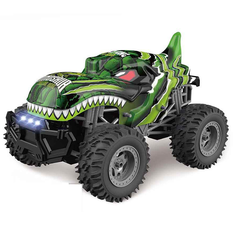 Carros a Control Remoto RC Trucks 1/14 Scale Dinosaur Offroad Vehicle Radio Control Car Dinosaur Shape w/ Full Set Certification