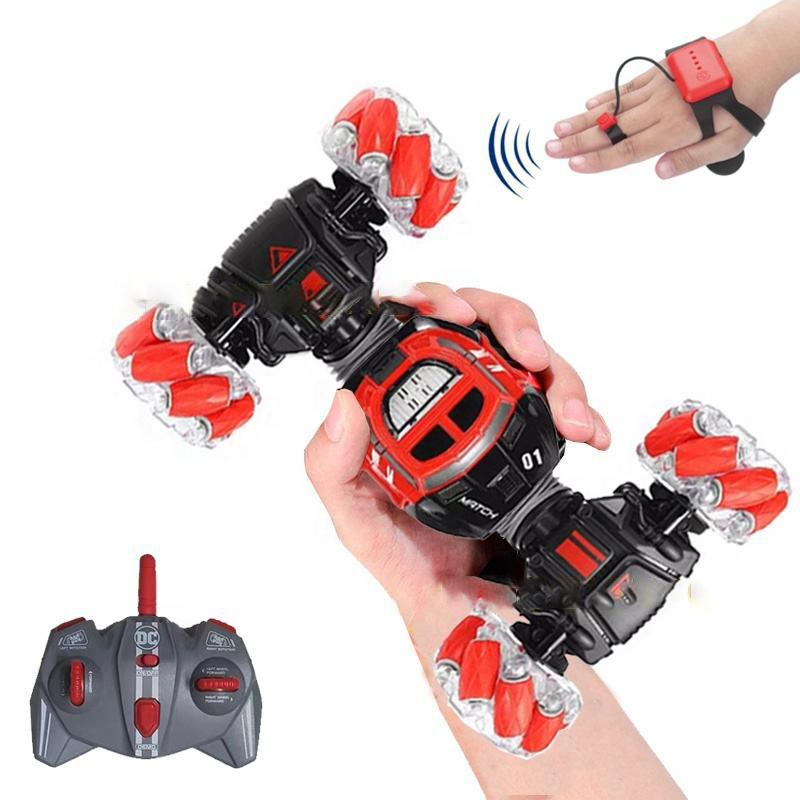 New Kids 1:18 Mini Double Remote Control Hand Control Rc Car Hobby Gesture Control Car