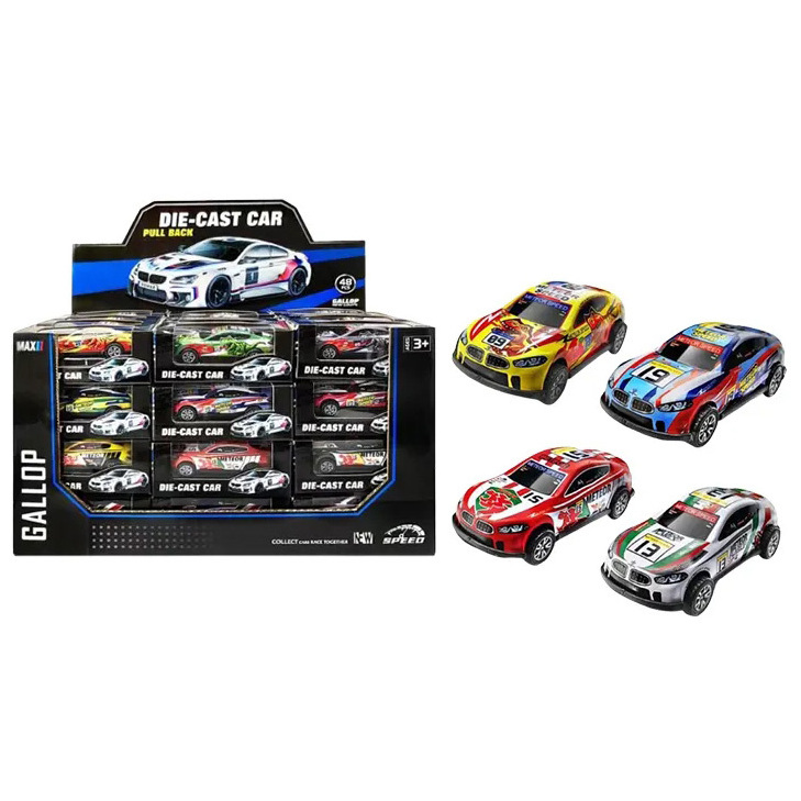 Custom Collection High Quality Alloy Toy Sliding Metal Model Car 1:64 Diecast Car Set For Boys Toys