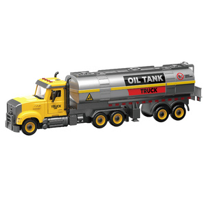 Hot Sale 2023 Boys Inertial Diy Disassembling Vehicle Toys Friction Oil Tank Truck Toys With Light And Music