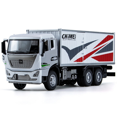 Hot Selling Gift Truck Model Toys 1/32 Scale Pull Back Alloy Truck Diecast Container Truck Toy