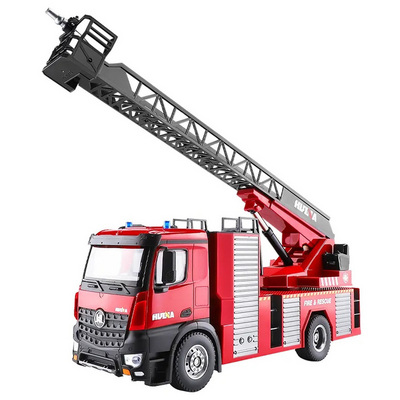 Huina 1561 561 1:14 Water Jet Pump Spray Ladder Engineering Car Fighting Engine Remote Control Toys Rc Fire Truck