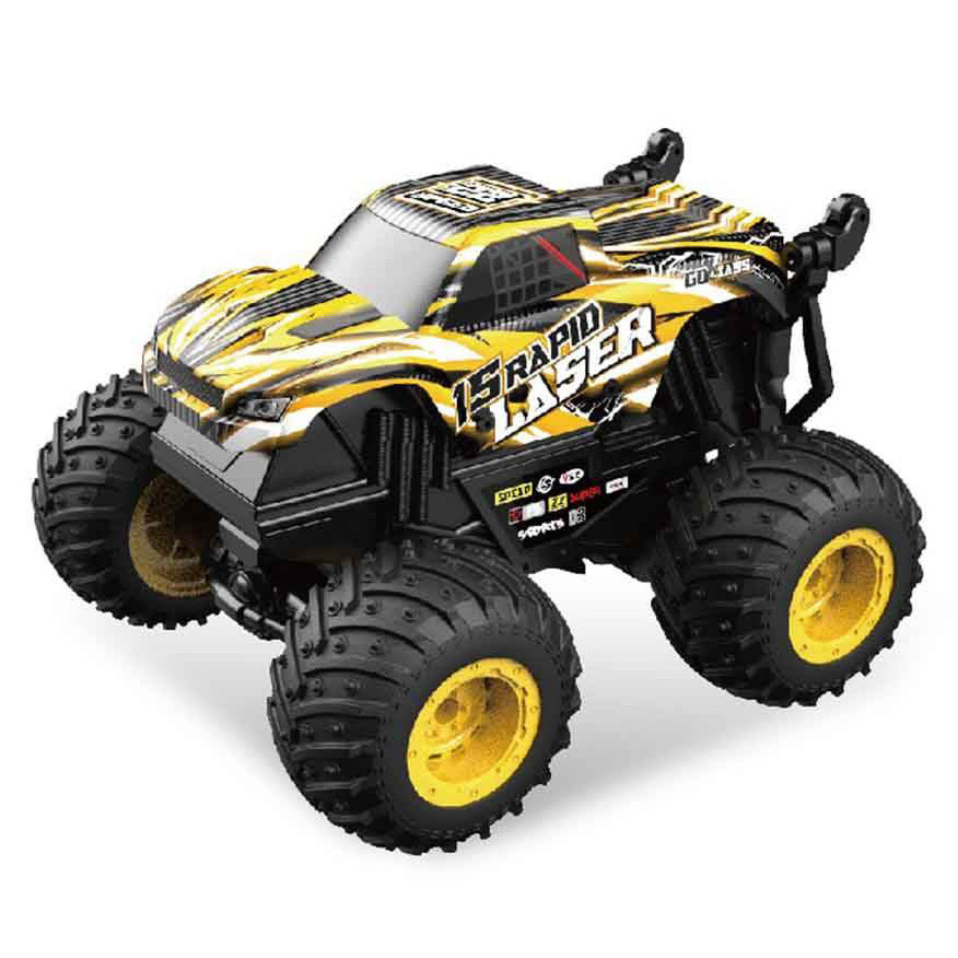 Remote Control 4wd Stunt Shark Rc Car 2.4g 1:20 Scale 360 Rotating Toy For Kids