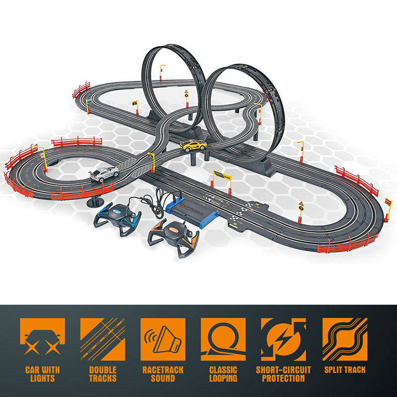 Wholesale Kids High Speed Tracks Rail Racing Game Rc Remote Slot Car