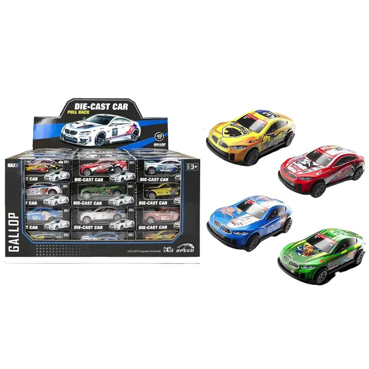 Custom Collection High Quality Alloy Toy Sliding Metal Model Car 1:64 Diecast Car Set For Boys Toys