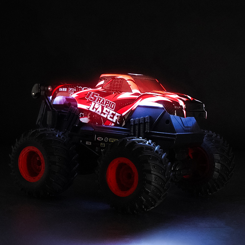 Remote Control 4wd Stunt Shark Rc Car 2.4g 1:20 Scale 360 Rotating Toy For Kids