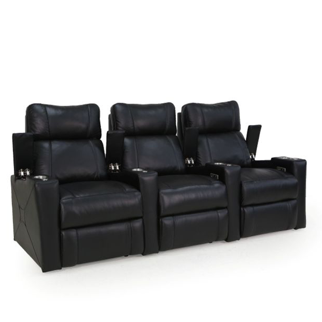 CY Furniture Adjustable Power Electric VIP Home Theater Cinema Movie Recliner Sofa Seating With Table Board And Cup Holder