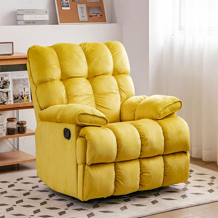 CY Factory Hot Sale Message Heating Single Recliner Chair Swivel Rocker Living Room Sofa  Reclinable