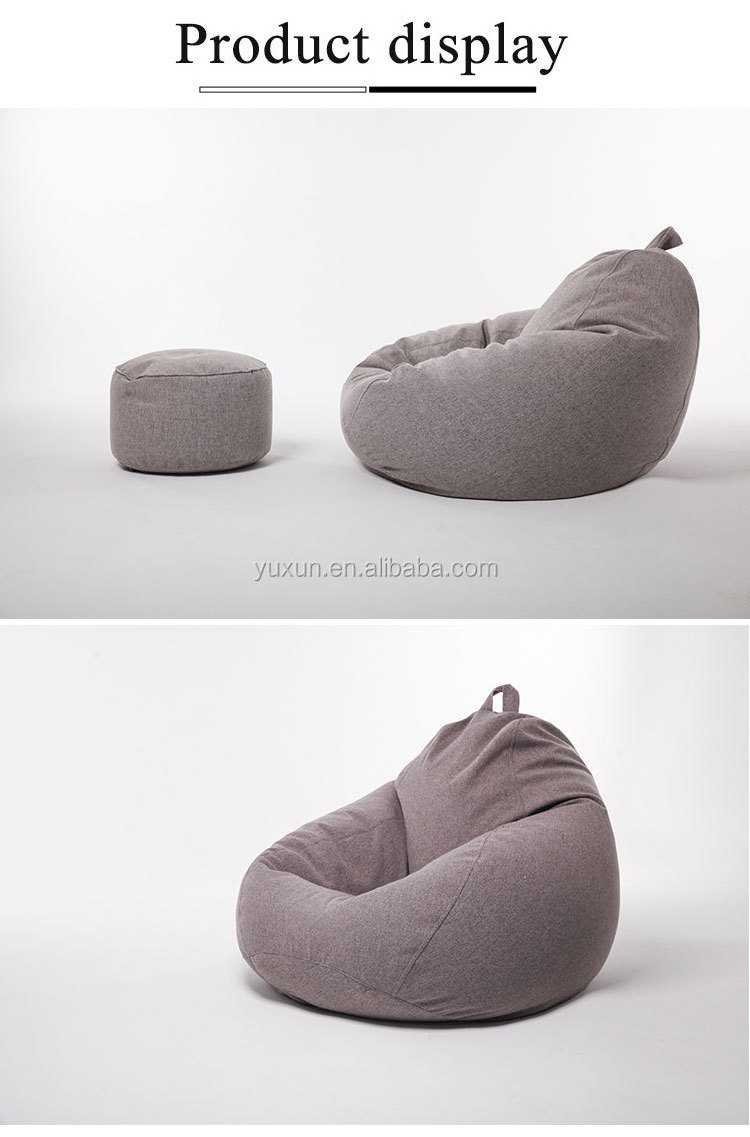 CY Hot sales Indoor Outdoor bean bag new design living room chair lazy sofa Giant Pear Teardrop Bean Bag cover