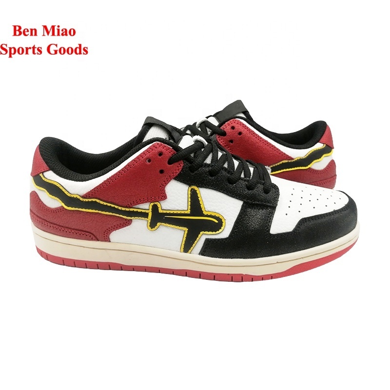 Original Customize Genuine Leather Air Logo Customization Men's Casual basketball red bottoms for men shoes