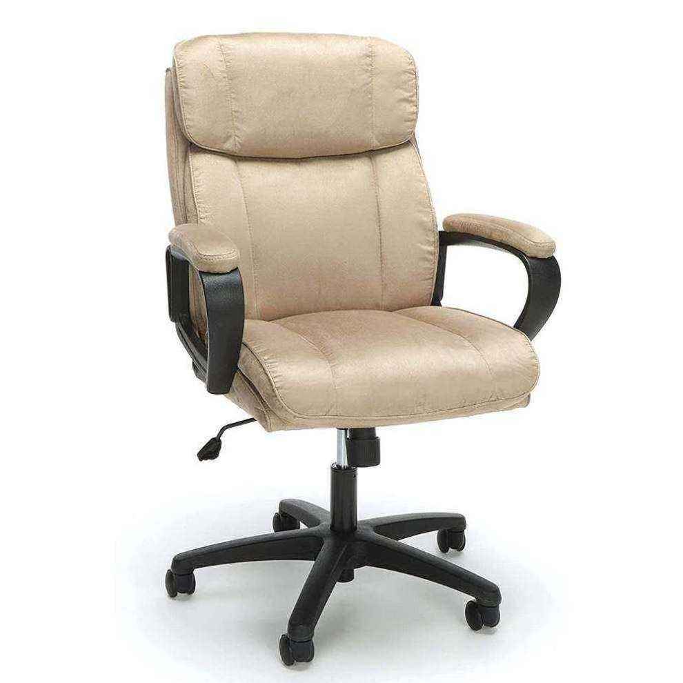 New Modern Design Back Support Fixed Armrest Black Frame Velvet Office Chair