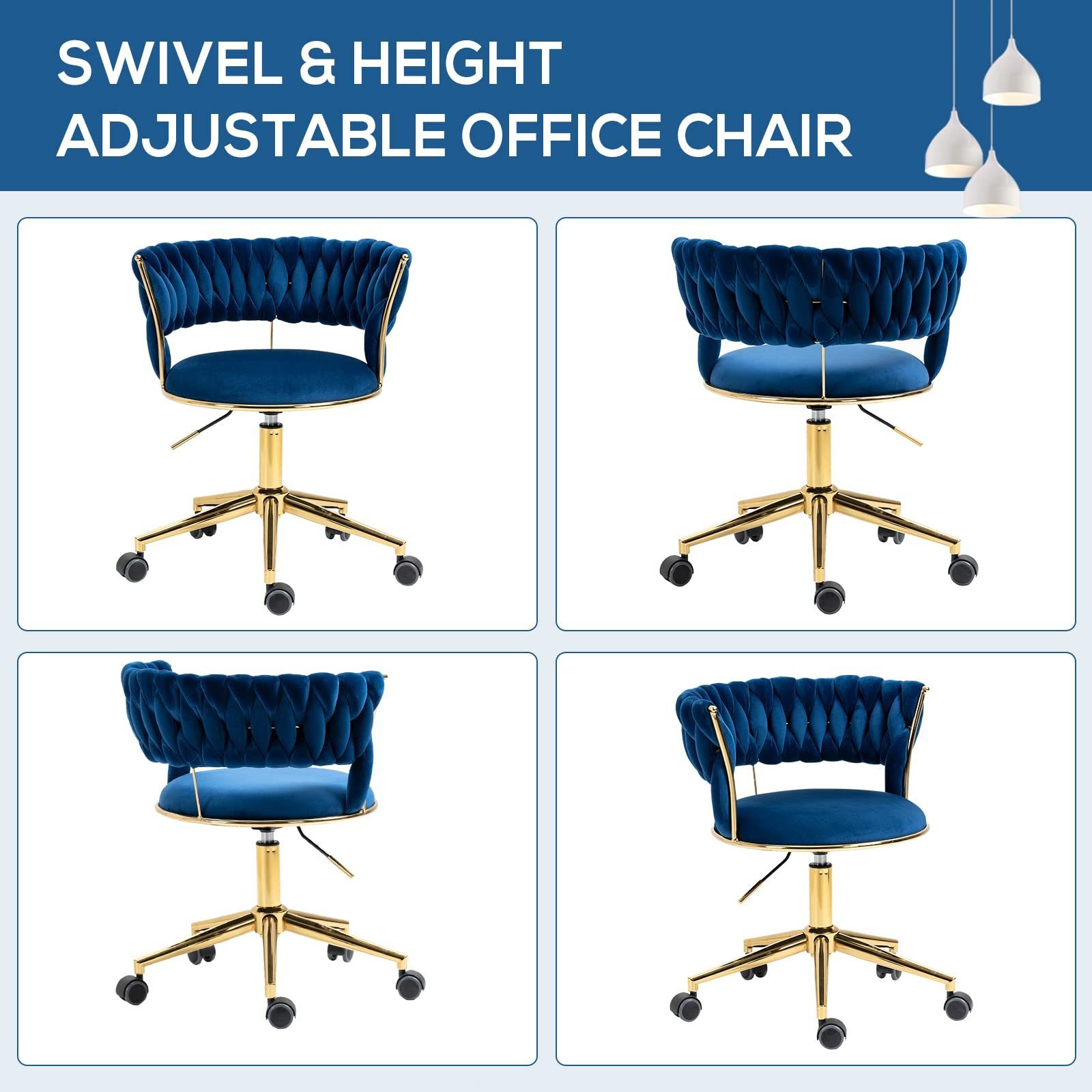 Wholesale High Quality Luxury Home Office Chair Swivel On Wheels