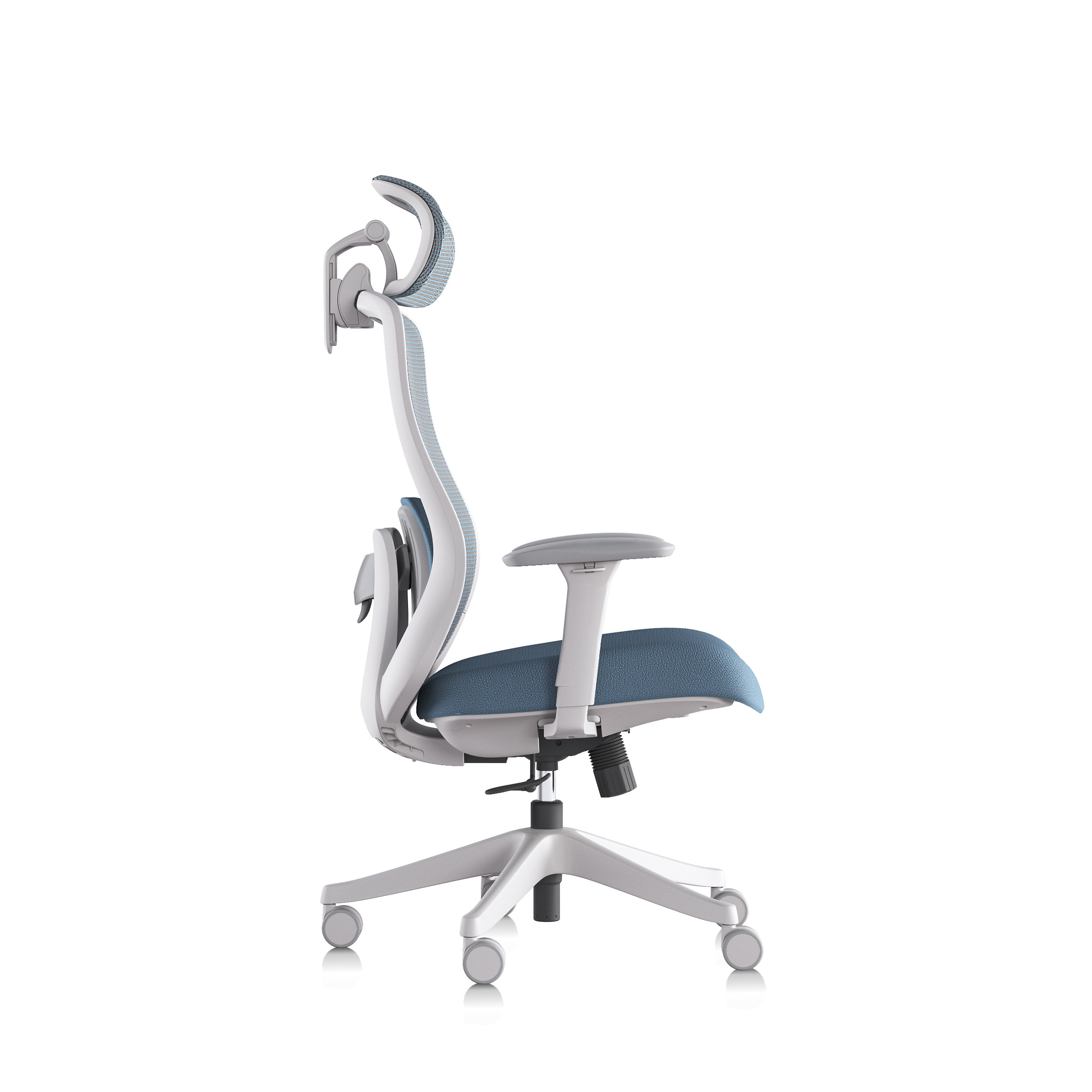 Yige Modern office desk and chair white office chair Big and tall ergonomic office chair with height adjustment