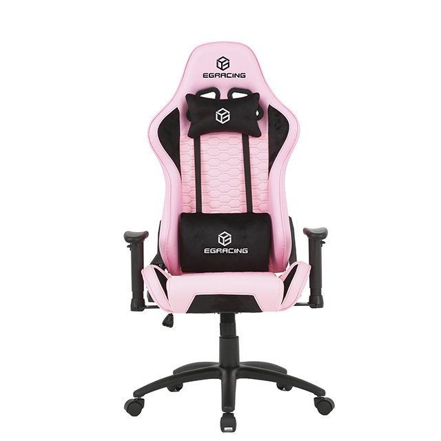 High Back Ergonomic Recliner  Computer Gamer PC Pink Game Racing Seat Gaming Chair