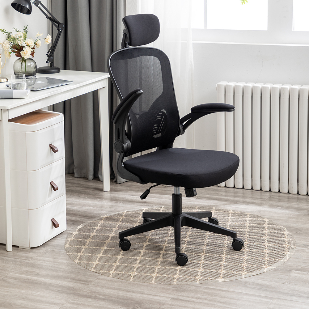 2024  New Design High back ergonomic mesh office chair with adjustable headrest