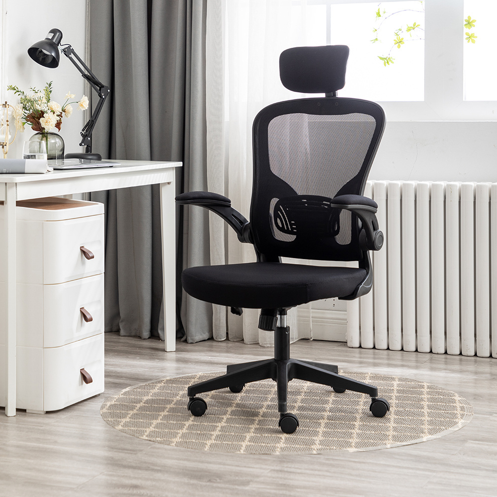 2024  New Design High back ergonomic mesh office chair with adjustable headrest