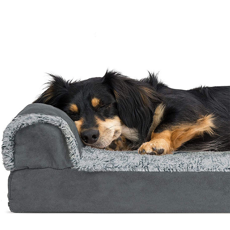 Hot Sale Soft Luxury Memory Foam Washable Orthopedic Cushion Cover Pet Dog Bed