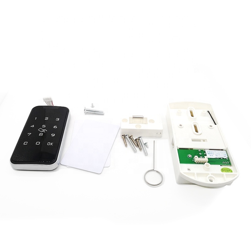 Electric Gym Locker Cabinet Keypad Magnetic Digital Password Keyless RFID Card Locker Lock