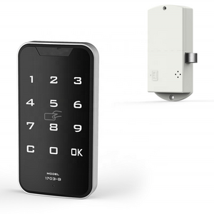 Electric Gym Locker Cabinet Keypad Magnetic Digital Password Keyless RFID Card Locker Lock