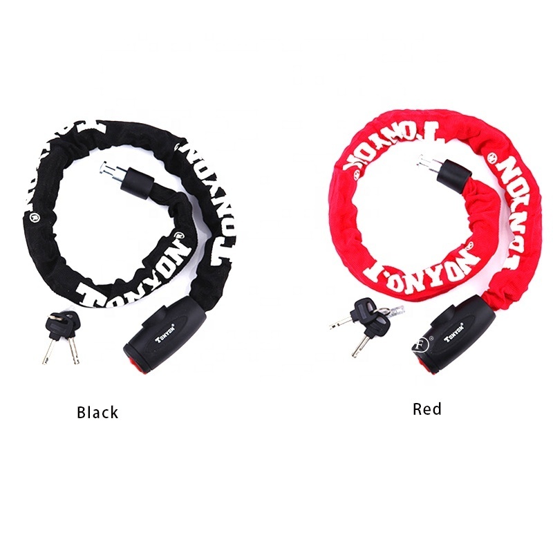 AJF Road bike lock folding bike anti-theft cable lock mountain bike chain lock