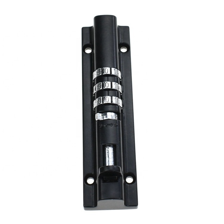 AJF Mechanical 3 digits combination door lock bolt for french and garage door