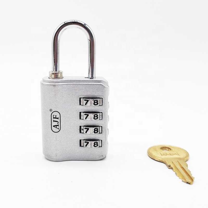 AJF Password lock With key Dormitory locker gym lock unlock combination padlock