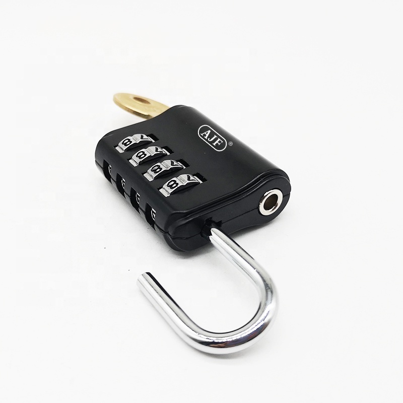 AJF Password lock With key Dormitory locker gym lock unlock combination padlock