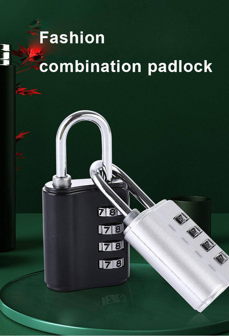 AJF Password lock With key Dormitory locker gym lock unlock combination padlock